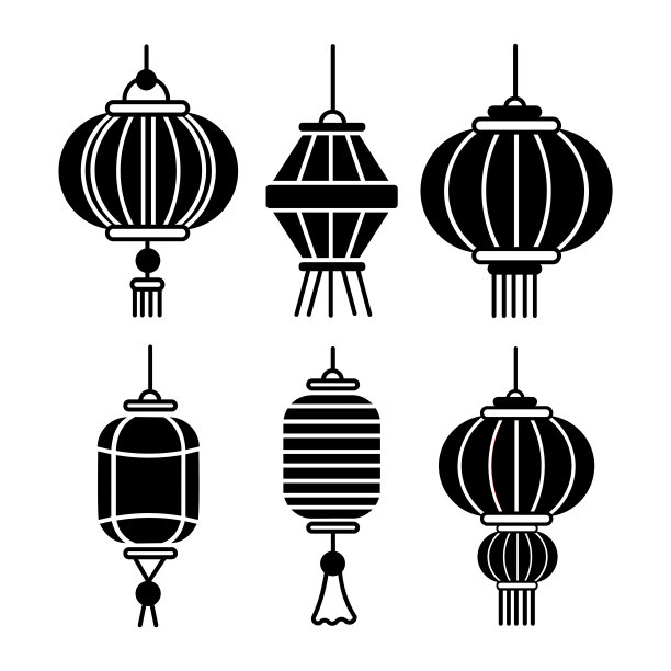 问候,传统,灯笼
