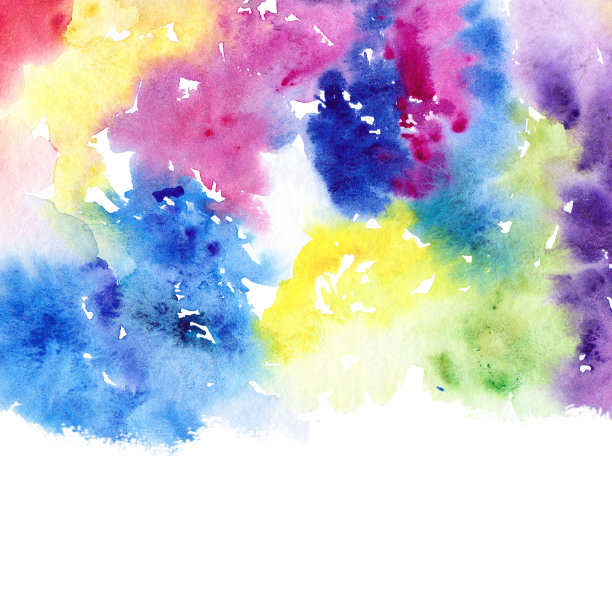 涂鸦抽象背景彩虹纹理