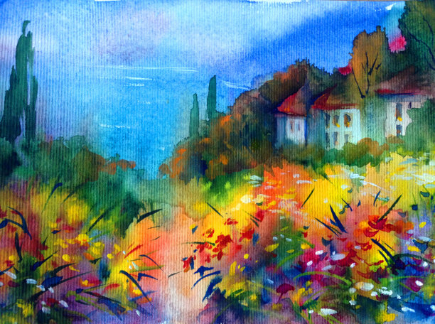 宽幅高清风景画