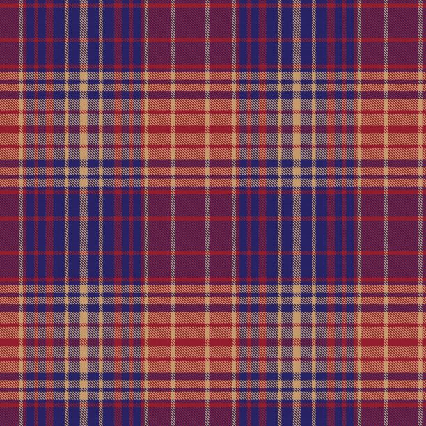 红底格纹服饰图案