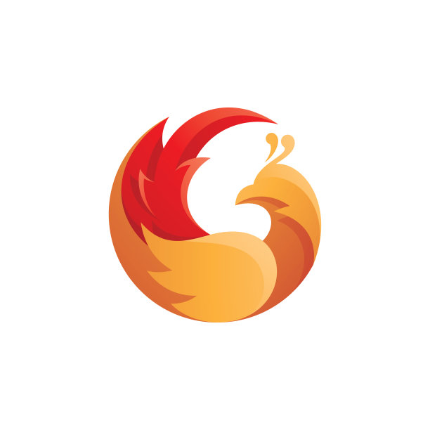孔雀,凤凰,logo