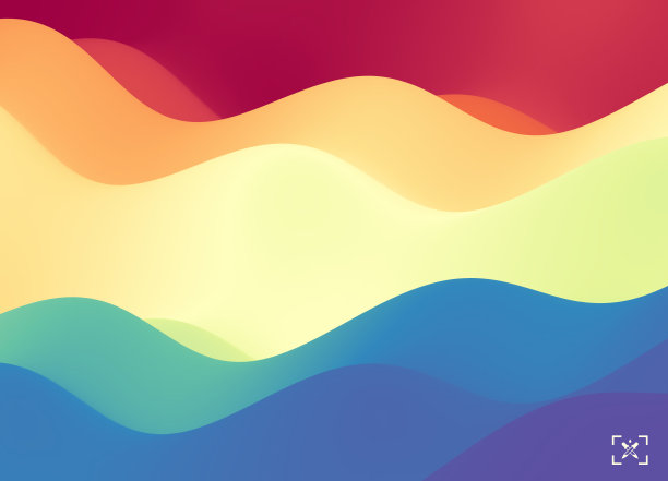 绚丽多彩的流动纹理图案