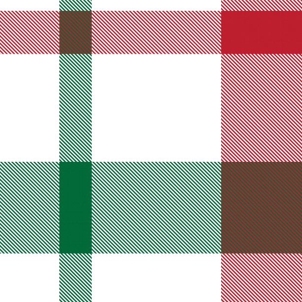 红底格纹服饰图案