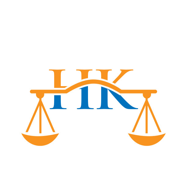 h字母k字母logo设计
