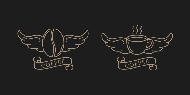 特色咖啡杯图标