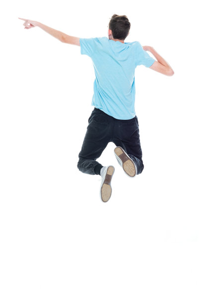 leaping