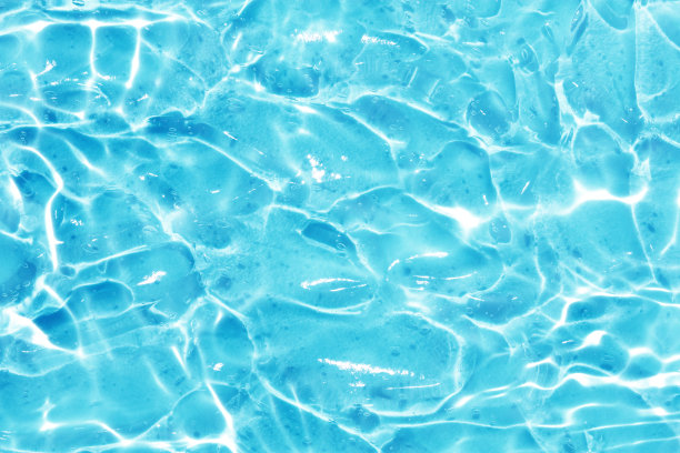 蓝色冰面纹理背景图