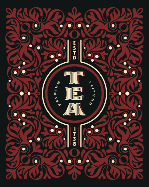 茶叶包装字体