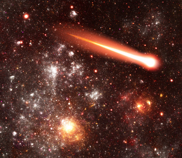 繁星点点蓝色动态宇宙