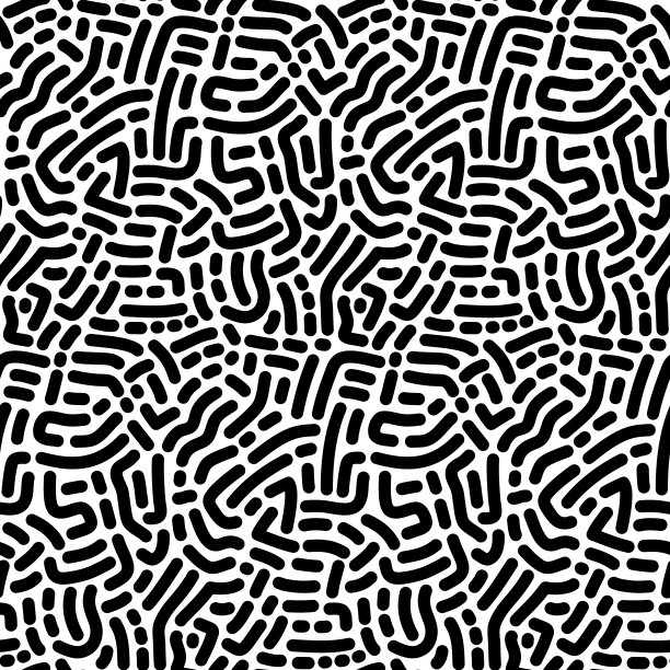 抽象几何四方连续图