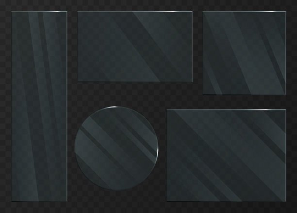 玻璃材质方块矩形圆圈