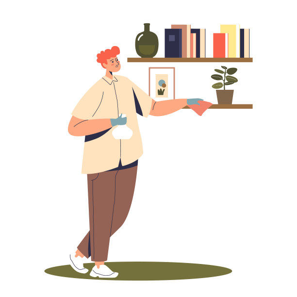 日常生活场景插画