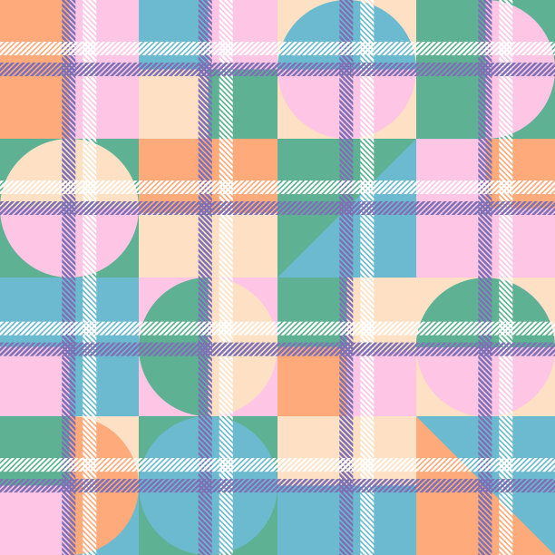 淡紫色格子图案背景素材