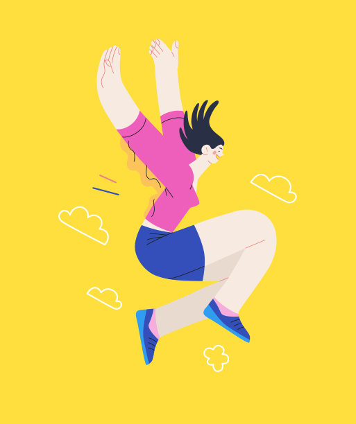 leaping