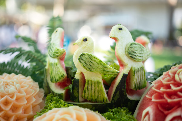 水果蔬菜组合雕塑