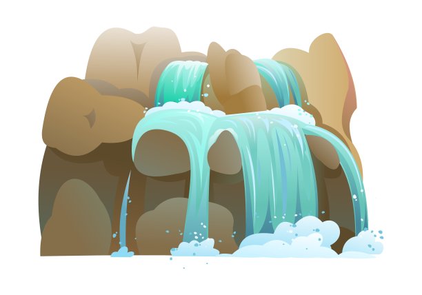 waterfalls