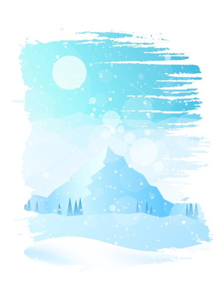 现代山水无框画