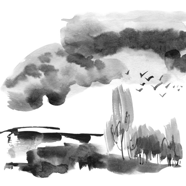 传统,水彩画颜料,画画