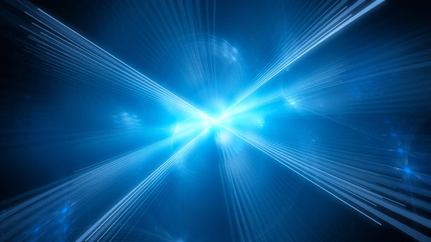 繁星点点蓝色动态宇宙