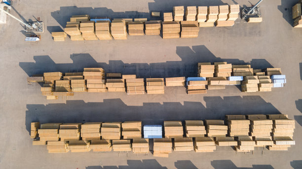 钢结构厂房鸟瞰图