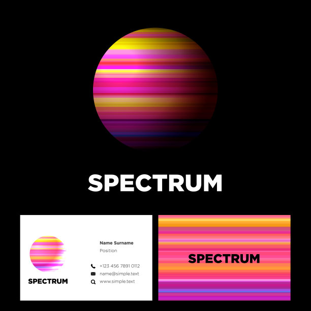 科技感名片设计