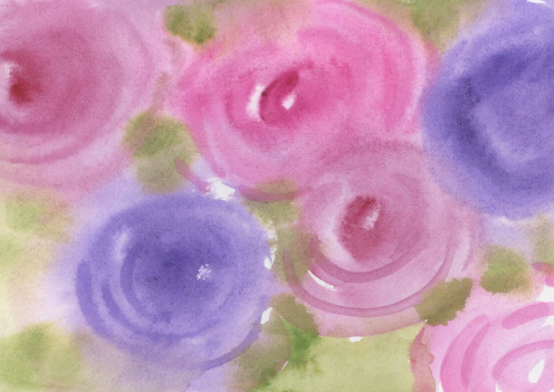 精美圆形渐变花纹图案