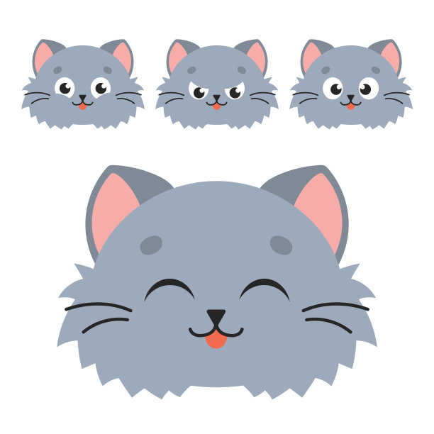 卡通,小猫,猫