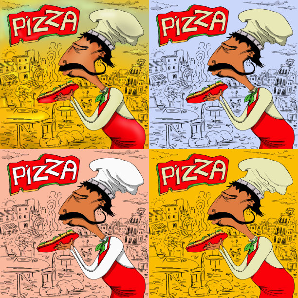 披萨个性菜单