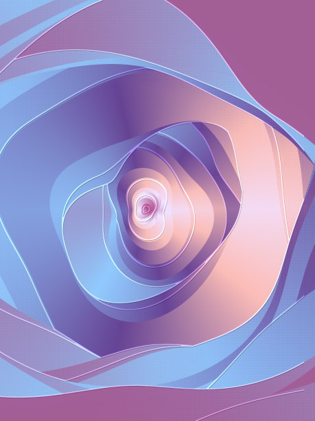 抽象波纹纹理艺术图案