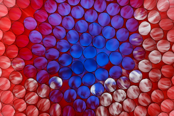 圆形彩色折光纹