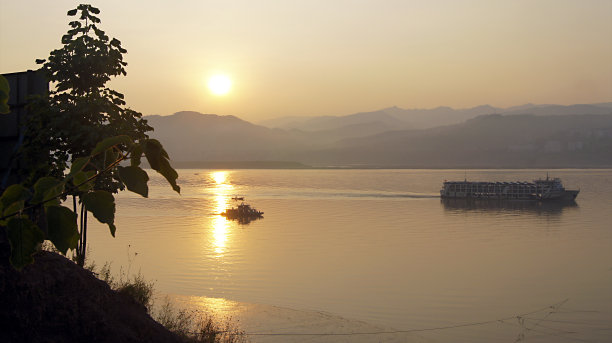 长江三峡夕照