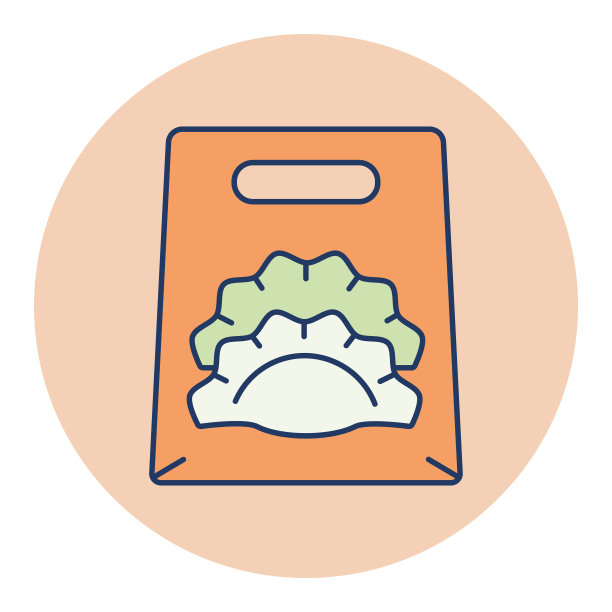 水饺包装logo