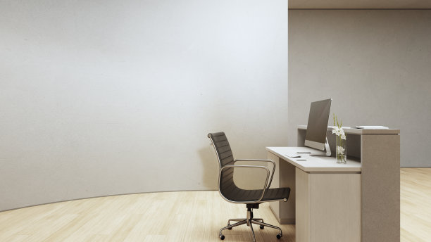 银行酒店宾馆大厅角落