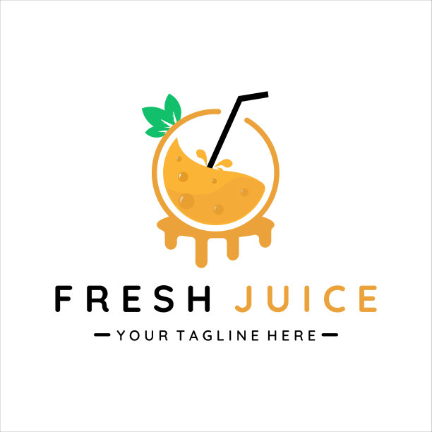 果汁鲜榨店logo