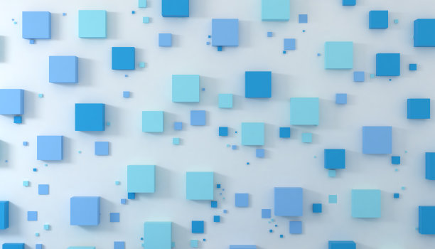 浅蓝色商务科技背景