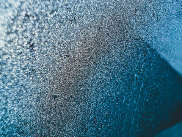 蓝色冰面纹理背景图