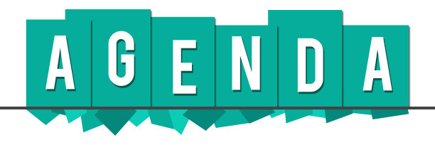 蓝绿色会议背景