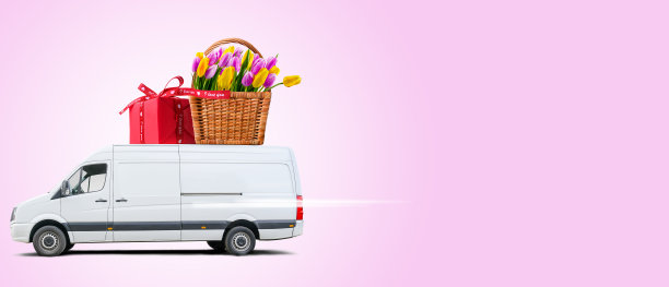 面包车文字背景素材