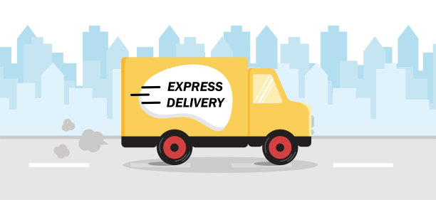 面包车文字背景素材