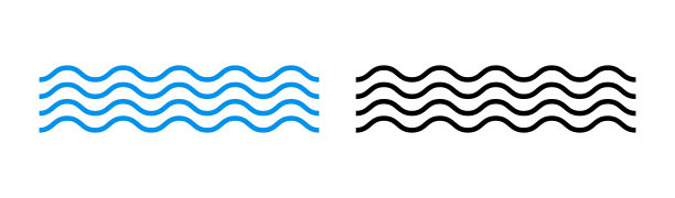 水波纹艺术现代