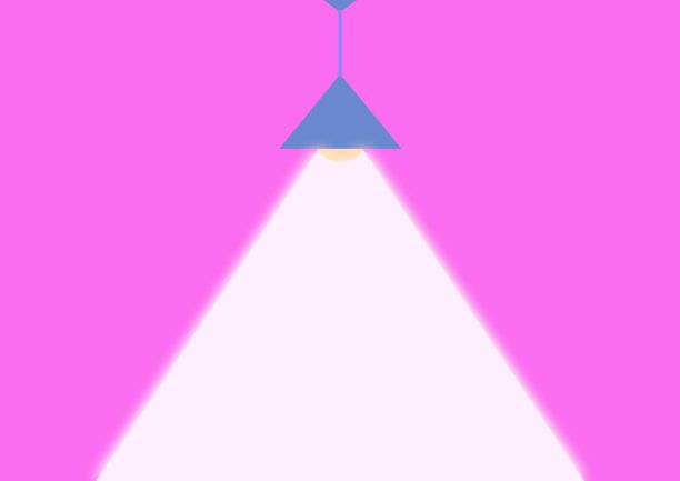 三角形灯具
