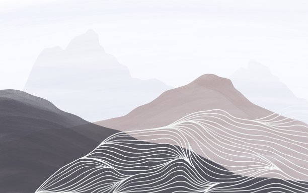 抽象山水背景