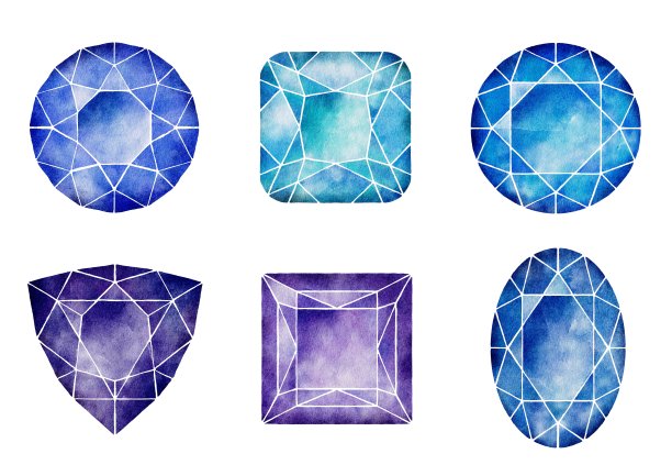 玻璃材质方块矩形圆圈