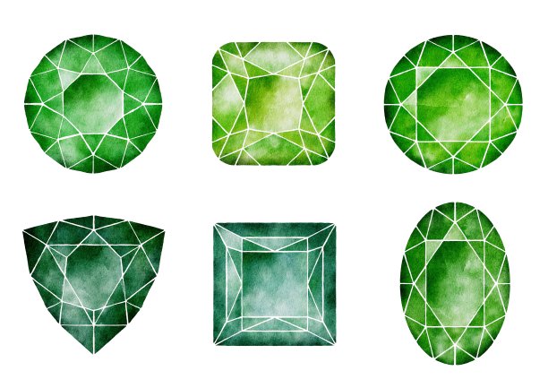 玻璃材质方块矩形圆圈