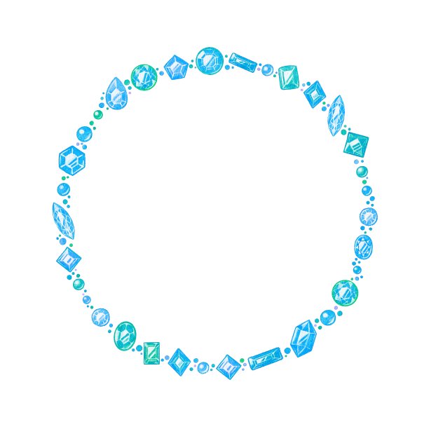 玻璃材质方块矩形圆圈