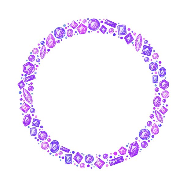 玻璃材质方块矩形圆圈