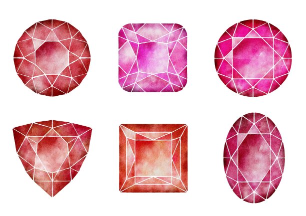 玻璃材质方块矩形圆圈