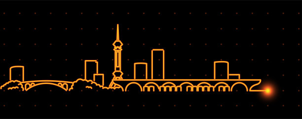 石家庄城市插画