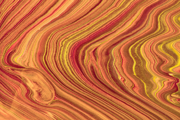 绚丽多彩的流动纹理图案