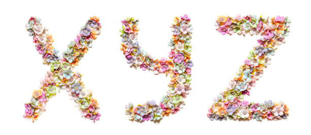 数字字体组合图案